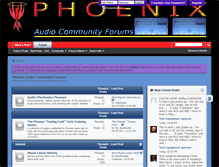 Tablet Screenshot of forums.phxaudiotape.com